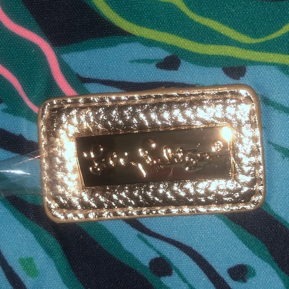 Lilly Pulitzer Low Tide Navy Catty Purrsonality GWP Weekender Bag - Picture 13 of 16